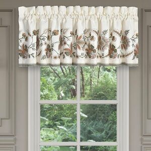 Athena Harvest Straight Valance by J Queen New York.